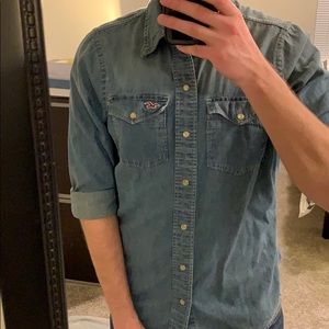 Hollister Denim Button-Up